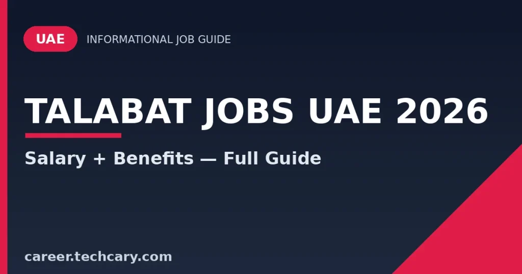 Talabat Jobs UAE 2026
